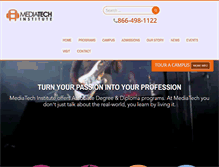 Tablet Screenshot of mediatech.edu